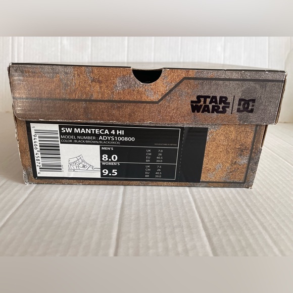 NWT Star Wars Ahsoka Tano Sneakers DC Shoes Men’s 8/Women’s 9.5 Mandalorian - Picture 15 of 16